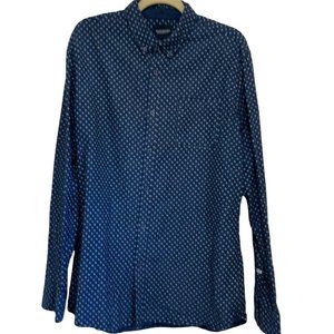 Scotch & Soda Men's Button Down Cotton Shirt Like New size XXL Slim fit